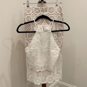 Gorgeous crop top and pencil skirt, selling as a set